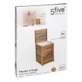 Drewniany kosz na pranie Blackacia - 5five