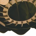 Drewniana lampa sufitowa Cyna Ø50, z forniru dębowego - Andersen Furniture