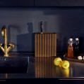 Stojak na noże drewniany, jesion brąz - Andersen Furniture