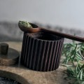Drewniany pojemnik z pokrywką marmurową Yami - Muubs