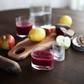 Szklanki z ryflowanego szkła Ripe 390 ml, nieregularny kształt, 4 szt - Muubs
