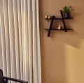 Czarna półka na ścianę metalowa A-Shelf 52x9x46 - Andersen Furniture