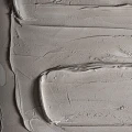 Biały obraz na płótnie ręcznie malowany Egil 121x151 - Vical