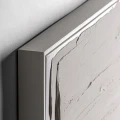 Biały obraz na płótnie ręcznie malowany Egil 121x151 - Vical