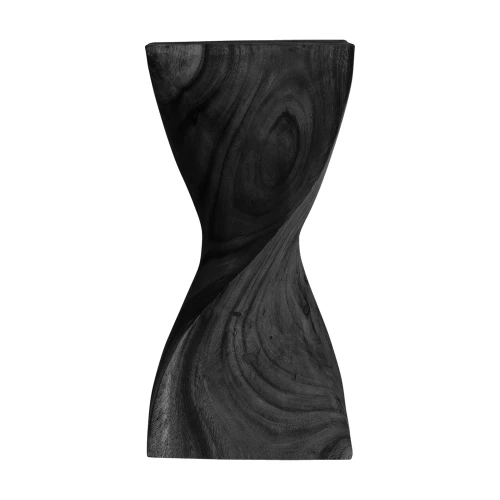 Designerski stolik pomocniczy czarny Yendi - Vical