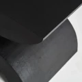 Stolik boczny z betonu z teksturą Blaghe, czarny - Vical