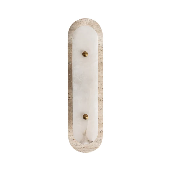 Designerski kinkiet z trawertynu Tetbury 50 - Vical
