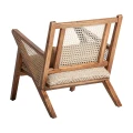 Boho fotel z plecionką wiedeńską Hickory Mix - Vical