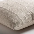 Poduszka dekoracyjna z teksturą z lnem Angeus 50x50, off-white - Vical