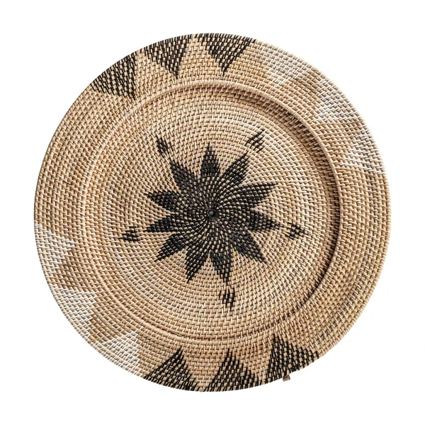 Dekoracja ścienna z rattanu Boho Light 70 - Vical