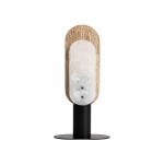 Designerska lampa stołowa z trawertynu Tetbury - Vical
