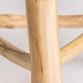 Taboret drewniany z suar Clues - Vical