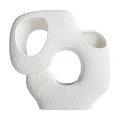 Ceramiczna dekoracja z efektem chropowatości Gissel 29, biała - Vical