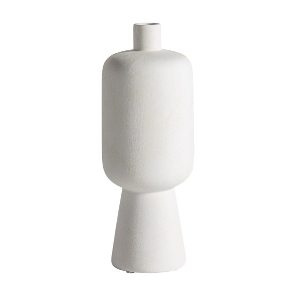Wazon ceramiczny na nodze Leghe, biały - Vical