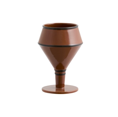 Ceramiczne kieliszki w linie Capparis terakota, 2 szt - Nordal