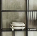 Półmisek ceramiczny na nóżkach Pemba 28x17, biały - Nordal