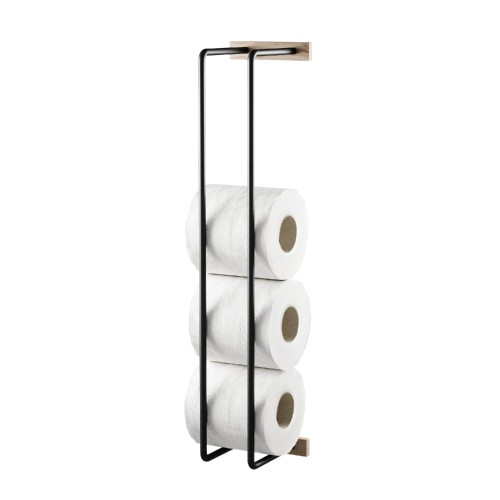 Wieszak na papier toaletowy Bathroom, dąb naturalny - EKTA Living