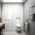Nowoczesny wieszak na ręczniki Bathroom, dąb naturalny - EKTA Living