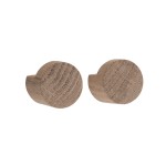 Gałki do szafek i szuflad Wood Knot Ø2.8, dąb naturalny, 2 szt - EKTA Living