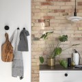 Gałki do szafek i szuflad Wood Knot Ø3.5, dąb czarny, 2 szt - EKTA Living