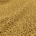 Bawełniana narzuta z fakturą plastra miodu Songe Pollen 260x240 - Essix