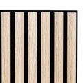 Lamele ścienne MDF na filcu akustycznym Colva 60x60, efekt jasnego dębu - Atmosphera
