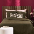 Lamele ścienne MDF na filcu akustycznym Colva 60x60, efekt orzecha włoskiego - Atmosphera