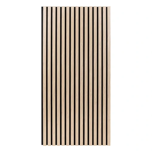 Lamele ścienne MDF na filcu akustycznym Colva 120x60, efekt jasnego dębu - Atmosphera
