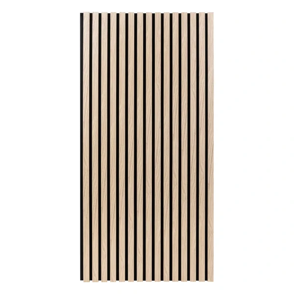 Lamele ścienne MDF na filcu akustycznym Colva 120x60, efekt jasnego dębu - Atmosphera