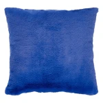 Niebieska poduszka futrzana Indigo 45x45 - Atmosphera