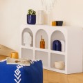 Dekoracja ceramiczna w kształcie łuku Soleya, biała - Atmosphera