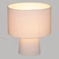Biała lampa stołowa materiałowa Eira - Atmosphera