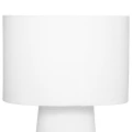 Biała lampa stołowa materiałowa Eira - Atmosphera