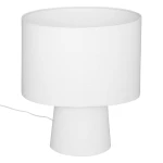 Biała lampa stołowa materiałowa Eira - Atmosphera