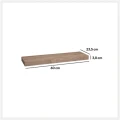 Prosta półka ścienna Fixy 60 cm, efekt drewna - 5five