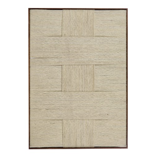 Duży obraz tekstylny Telaio 72x102, off-white biały - Pomax