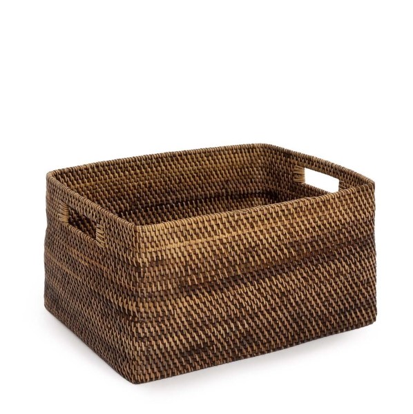 Kosz rattanowy prostokątny Colonial M - Bazar Bizar