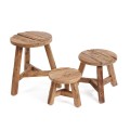 Taboret drewniany Yatai 45 - Bazar Bizar