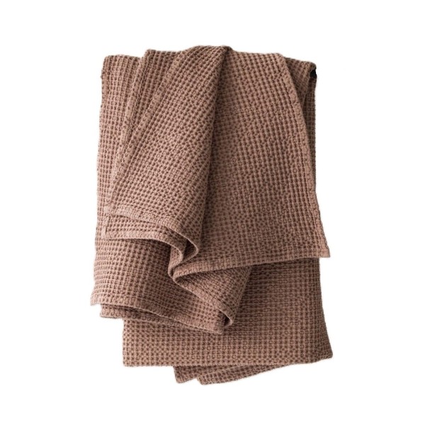 Narzuta z miękkiej bawełny waflowej Miro 140x200, Almond - Tell Me More