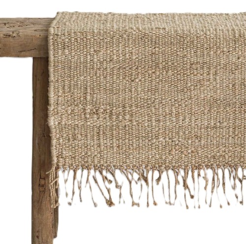 Dywanik z konopi 60x90, naturalny bielony - Tell Me More