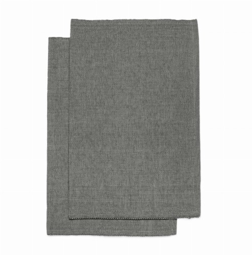 Materiałowe podkładki na stół Bistro Charcoal, 2-pak - Himla