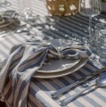 Obrus w paski Riviera Azur, 145x330 - Himla