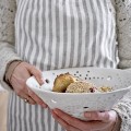 Ceramiczna misa na owoce Dalena, biała - Bloomingville