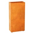 Donica wąska wysoka corten Estrecho 60x30x120 - Decorti