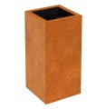Donica cortenowa z wkładem Depo 45x45x90 - Decorti