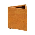 Donica ogrodowa geometryczna corten Triango - Decorti