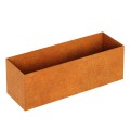 Donica z cortenu Rapido 90x30x30 - Decorti