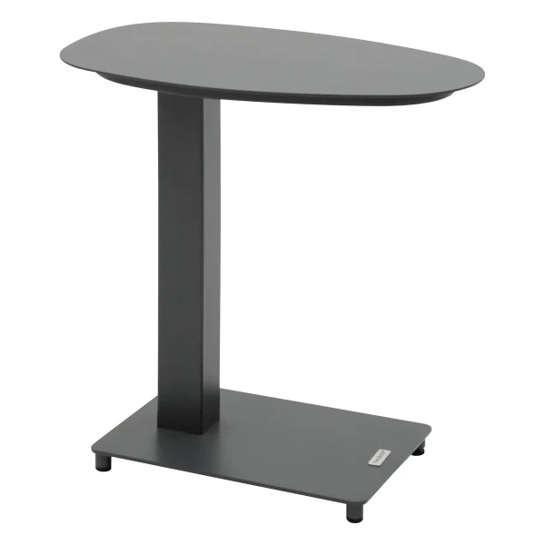 Mały metalowy stolik ogrodowy Venuzia Graphite - Hesperide