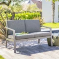 Sofa na taras i balkon Pavane, grafitowa - Hesperide