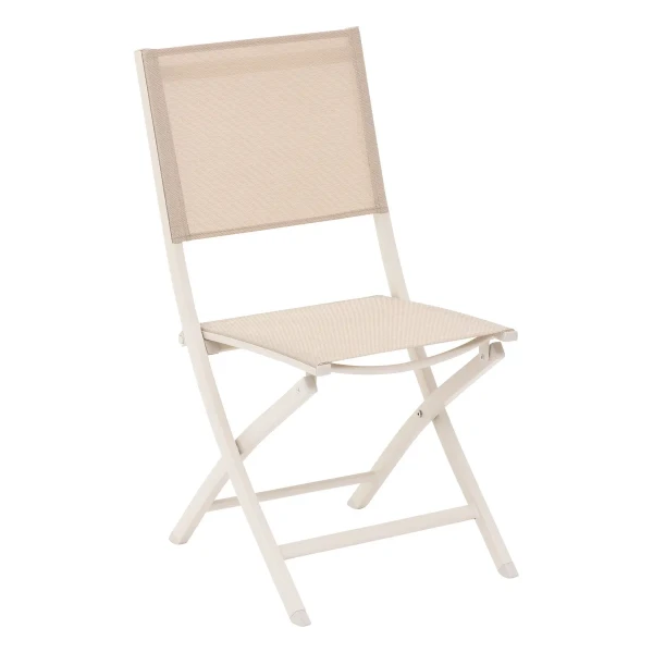 Krzesła ogrodowe składane Essentia, 4 szt, Linen Clay - Hesperide